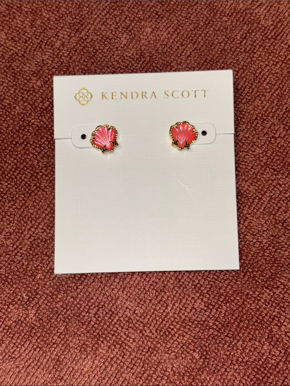Kendra Scott  Pink Shell Stud Earrings